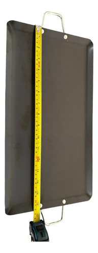 Comal Rectangular Para Tortillas Ovalado 43 Cm Placa Negro