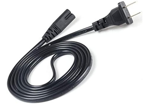 Cable De Alimentación De 2prong 18 Awg Compatible Con Sony