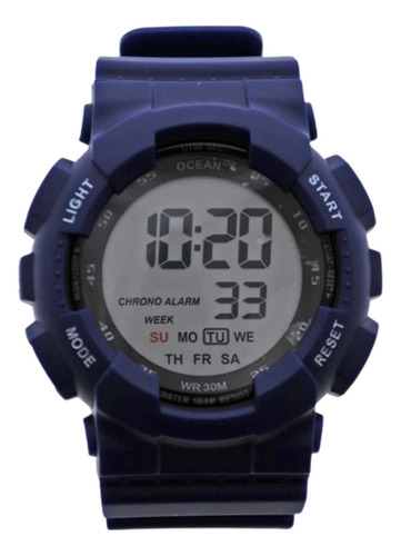 Reloj Digital Deportivo Sumergible Hombre Crono Alarma Lo038