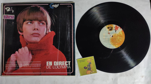 Mireille Mathieu En Direct De L'olympia Lp 1967 De Coleccion