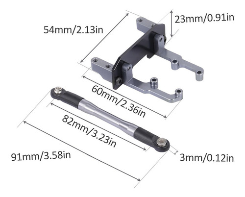 Montaje Del Soporte Del Servo Para Axial Scx10 Ii 90046 Ar44