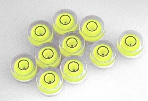 Diez 14mm Circular Burbuja Del Nivel De Alcohol Uso Con Tríp