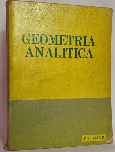 Geometría Analítica Zumbieta 