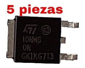 10nm60n Transistor Mosfet Smd To-252 10a 650v Superficie 5pz