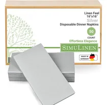 Comprar Servilletas Desechables De Papel De Lino Para Cena 16''x16''