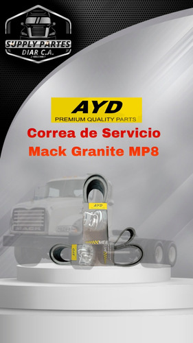 Correa De Motor Mack Granite Mp8