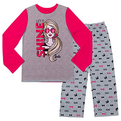 Conjunto De Pijama Y Pantalones Barbie Para Niñas Pequeñas,