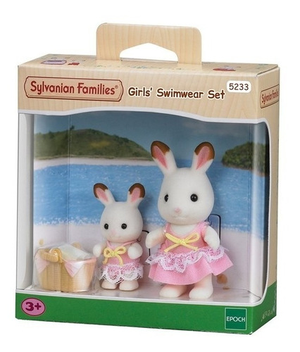 Sylvanian Families - Hermanas Conejas Traje De Baño - 5233sy