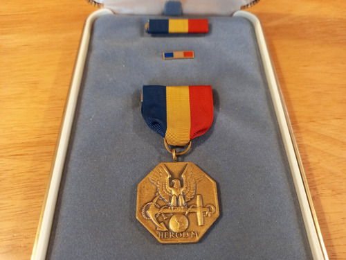 Medalla Militar U.s. Navy And Marine Corps Medal Usa
