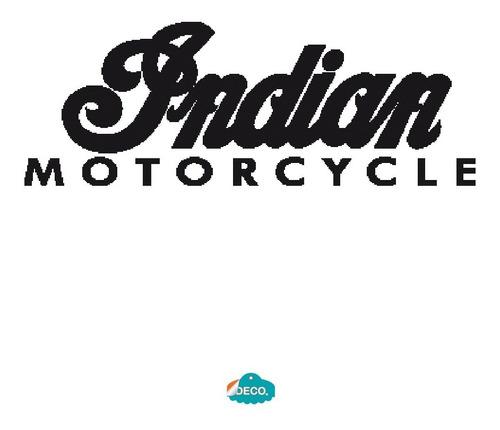 Vinilo Moto Logotipo Indian