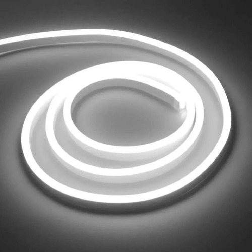 Fita Led Neon Mangueira 120 Leds Ip65 5 Metros Fonte Luz Branca