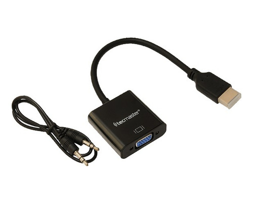 Cable Adaptador Conversor Hdmi Macho A Vga Hembra Y Audio