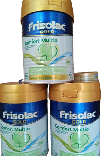 Frisolac Gold Comfort Multio Pack 3 Latas De 400g C/u