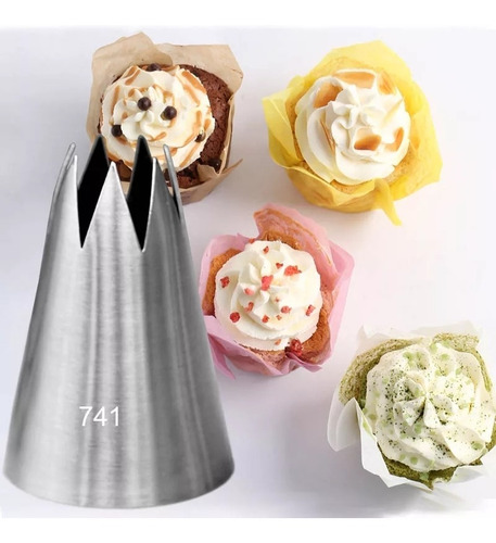 Boquilla Reposteria Extra Grande 741 Acero Inoxidable