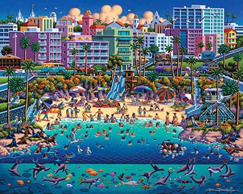 Dowdle Jigsaw Puzzle - La Jolla Cove - 500 Piezas