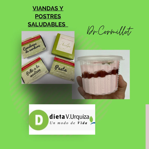 Viandas Light Cormillot Ricas Y Sanas 28 Comidas +7 Postres