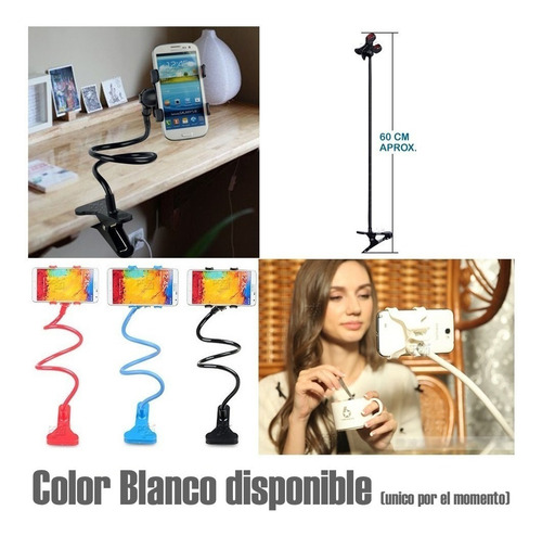 Imagen 4 de 5 de Soporte Brazo Flexible Celular Tablet Book Escritorio