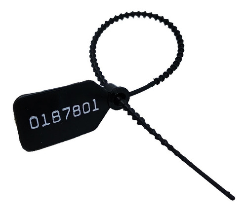 Imagen 2 de 10 de Precinto Cola De Ratón Numerado 25 Cm X 500u Oferta Dw!