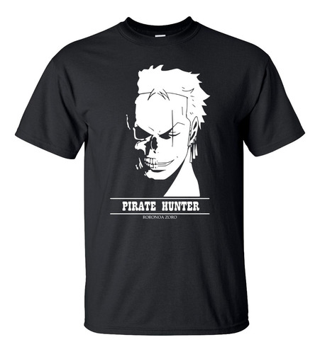 Playera Roronoa Zoro One Piece Pirate Hunter Anime Art A3365