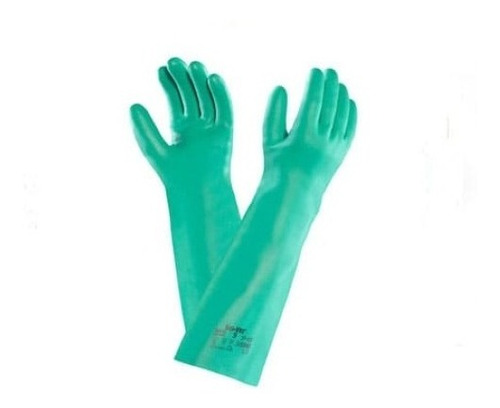 Guantes De Nitrilo Ansell Solvex 18  22 Mil  Ref 37185