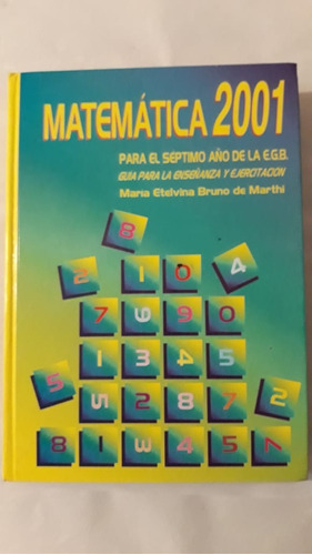 Matematica 2001-m.e.bruno De Marthi-ed.novelibro-(q)