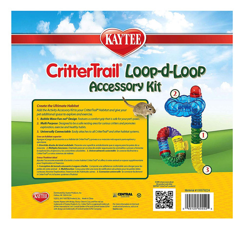 Kit Kaytee Crittertrail Acessório 2 Loop-d-loop