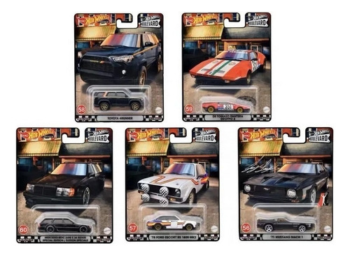 Hot Wheels Premium Boulevard Set Completo 2022 (5 Minis)