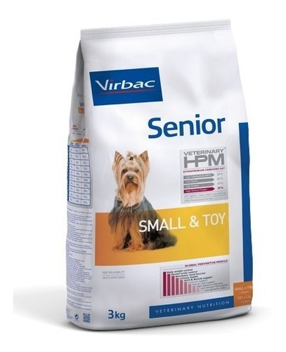Imagen 1 de 4 de Senior Dog Small & Toy 3kg/ Veterinary H P M (+10 Y 12 Años)