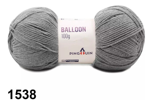 Lã Balloon Pingouin 100g 300mts Tex 333 Crochê Tricô Cor 1538- Millenium