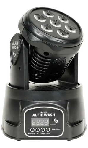  Cabezal Movil Led Alfie Wash Tecshow 7 Leds De 8 Watts Rgbw