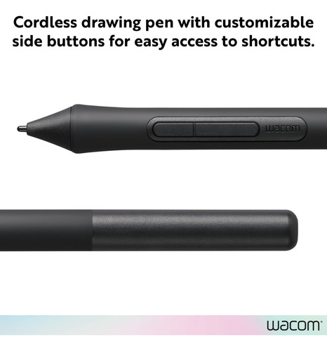 Bolígrafo Wacom Lp1100k 4k Para Tableta Intuos, Color Negro