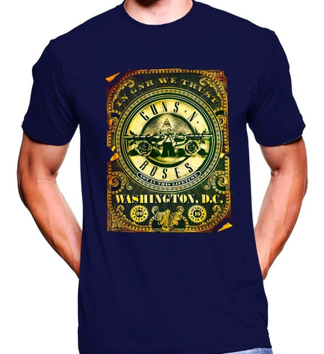 Camiseta Estampada Premium Guns And Roses Gnr 0015