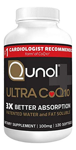 Qunol Ultra Coq10 100 Mg, 3 Veces Mejor Absorción, Suplement