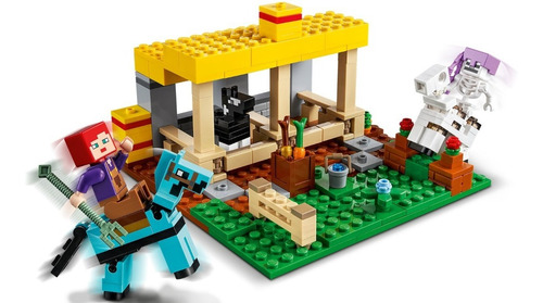 Imagen 3 de 4 de Lego® Minecraft - El Establo De Los Caballos (21171)