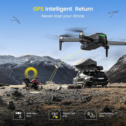 Deerc D65 2 Ejes Gimbal Mecánico Eis Gps Drones Con Cámara P