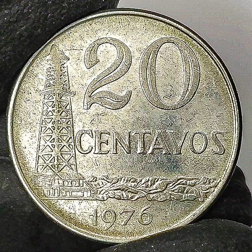 Brasil 20 Centavos 1976 Moneda Antigua