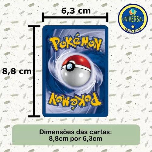 Lote até 80 Cartas Pokemon Com BRILHANTE GARANTIDA - ORIGINAL COPAG -  Escorrega o Preço