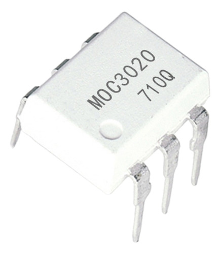 Moc3020 Optotriac Dip-6 Optoacoplador Salida Triac 10 Piezas