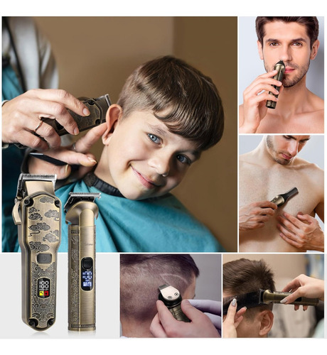 Cortadora De Cabello Profesional Recargable 2 En 1