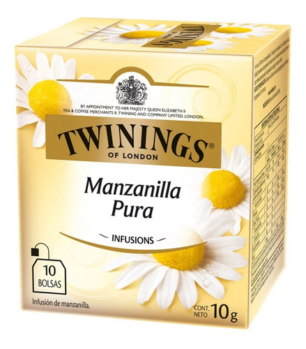 Te Twinings Manzanilla Caja X 10 Saquitos Exquisito Nuevo!