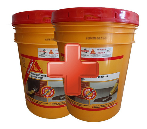 Combo 2 Un Sika Latex X 20 Lt Puente De Adherencia