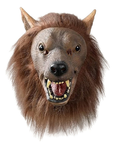 . Máscara Látex Hombre Lobo Halloween Realista Terror