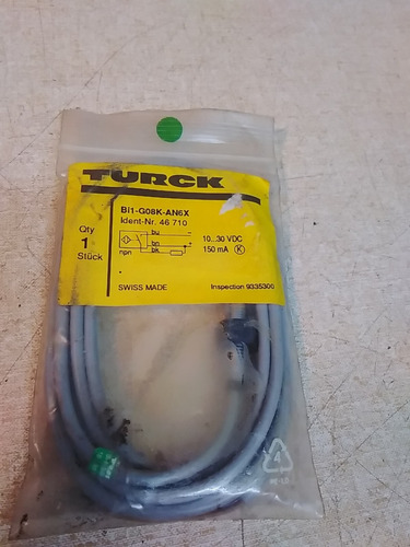 Turck Bi1-g08k-an6x Proximity Sensor 30vdc 150ma Cct