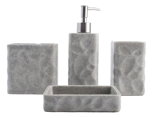 Set Accesorios De Baño Hymmah Grey