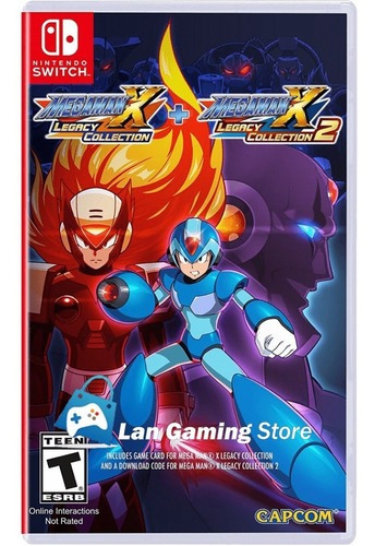 Mega Man X Legacy Collection 1 + 2 - Switch - Sellado