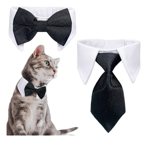 Casidoxi Perro Gato Esmoquin Collar, Gato Boda Pajarita, Gat