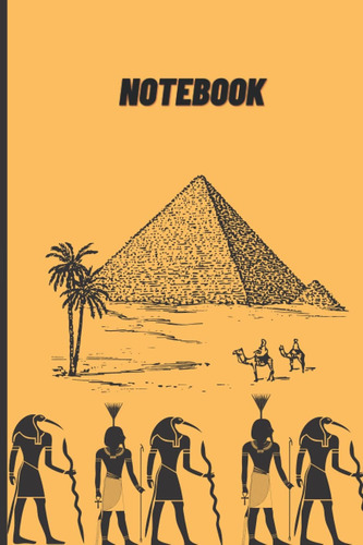 Libro: Notebook: Egypt Notebook Blank Lined Journal