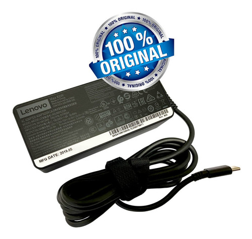 Carregador Lenovo Ac Oem 65w Usb Tipo-c Adlx65ylc3a Original