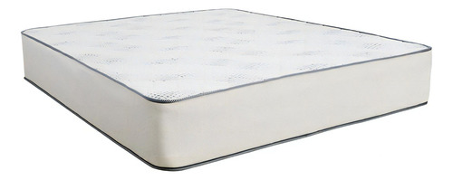 Colchon King Size Espuma Alta Densidad 35kg Doble Pillow Blanco