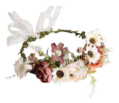 Diademas Florales Para El Pelo Con Corona Flores Nupciales